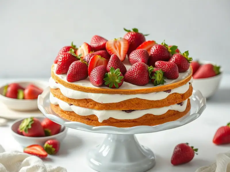 A Golden Crust celebration cake